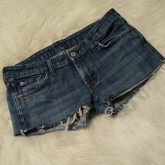 7 For All Mankind Pants - 7FAM A Pocket cutoffs